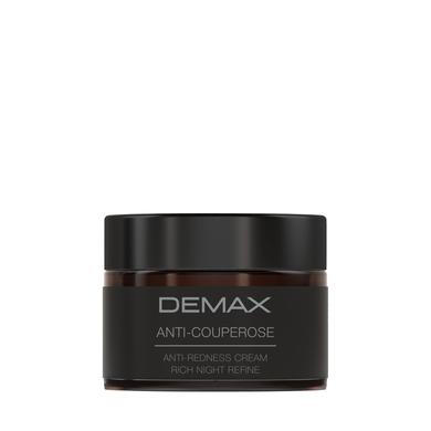 Ночной крем-корректор для сухой, чувствительной и куперозной кожи, Anti-redness Cream Rich Night Refine, Demax, 50 мл - фото