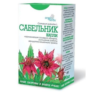 Капли Organic Herbs Сабельник, ФитоБиоТехнологии, 50 мл - фото