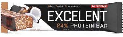 Протеїновий батончик, Excelent Protein Bar, шоколад-кокос, Nutrend , 85 г - фото