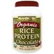 Рисовый протеин, Raw Rice Protein, NutriBiotic, вкус шоколада, органик, 650 г, фото – 1