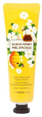 Крем для рук, 30 мл, Daily Perfumed Hand Cream, The Face Shop, Acacia Honey - фото