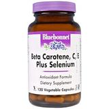Бета-каротин, C, E + селен, Beta Carotene, Bluebonnet Nutrition, 120 капсул, фото