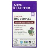 Цинк, харчовий комплекс, Zinc, New Chapter, 60 таблеток, фото