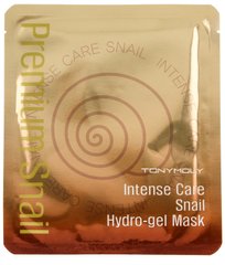 Інтенсивна равликову гелева маска, Intense Care Snail Hydro-gel Mask, Tony Moly, 25 г - фото