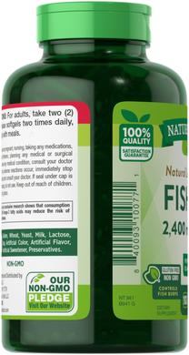 Риб'ячий жир зі смаком лимона, Fish Oil, Nature's Truth, 1200 мг, 120 гелевих капсул - фото