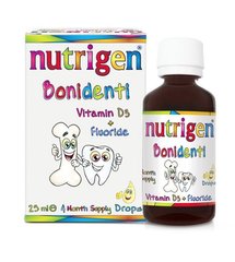 Вітамін D для дітей Bonidenti, Бониденти, краплі, Nutrigen, 25 мл - фото