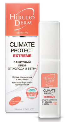 Крем Hirudo Derm Sensetive Climate Protect Extreme, защитный от холода и ветра, Биокон, 50 мл - фото