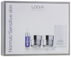 Комплекс для догляду за норм. та чутливою шкірою обличчя Normal-Sensitive, LOOkX - фото