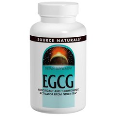 Зеленый чай EGCG, Source Naturals, 350 мг, 60 таблеток - фото