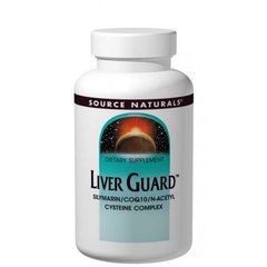 Поддержка печени, Liver Guard, Source Naturals, 120 таблеток - фото