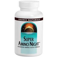 Аминокислоты для сна, Super Amino Night, Source Naturals, 240 таблеток - фото