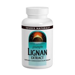 Экстракт лигнанов, Lignan Extract, Source Naturals, 63 мг, 60 капсул - фото