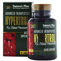 Нормализация давления, Hypertrol RX Blood Pressure, Nature's Plus, Advanced Therapeutics, 60 таблеток - фото