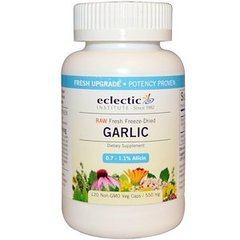 Чеснок, Garlic, Eclectic Institute, 550 мг, 120 капсул - фото