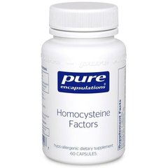 Гомоцистеїн, Homocysteine Factors, Pure Encapsulations, 60 капсул - фото