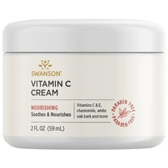 Витамин С Крем, Vitamin C Cream, Swanson, 59 мл - фото