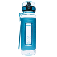 Бутылка для води UZspace 5044 блакитного кольору, 450 мл - фото