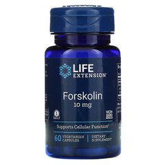 Форсколін, Forskolin, Life Extension, 10 мг, 60 капсул - фото