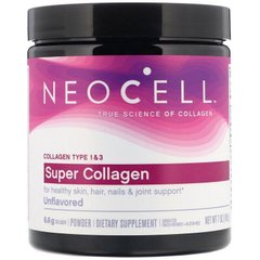 Супер Коллаген, Тип 1 и 3, Collagen, Neocell, 6000 мг, 198 г - фото