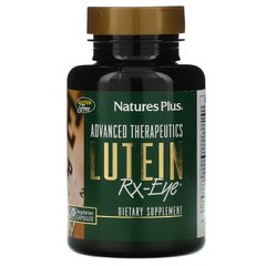 Лютеин (Lutein RX-Eye), Nature's Plus, Advanced Therapeutics, 60 капсул - фото
