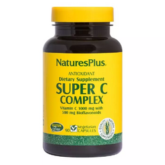 Супер комплекс витамина С, Super C Complex, Nature's Plus, 1000 мг, 90 капсул - фото