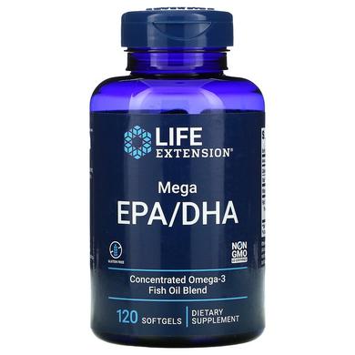 Рыбий жир EPA DHA, Omega Foundations, Life Extension, 120 капсул - фото