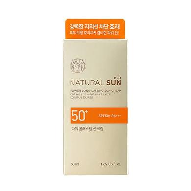 Солнцезащитный крем экстрсемально длительного действия, 50 мл, Natural Sun, Eco Extreme, The Face Shop, Long Lasting Sun Cream SPF50+ PA++++ - фото