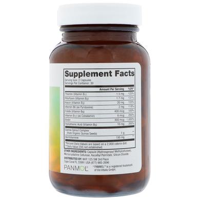 Вітаміни групи В з бенфотиамином, Vitamin B Complex, Dr. Mercola, 60 капсул - фото