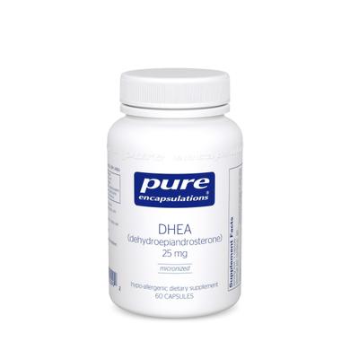 ДГЭА, DHEA, Pure Encapsulations, 25 мг, 60 капсул - фото