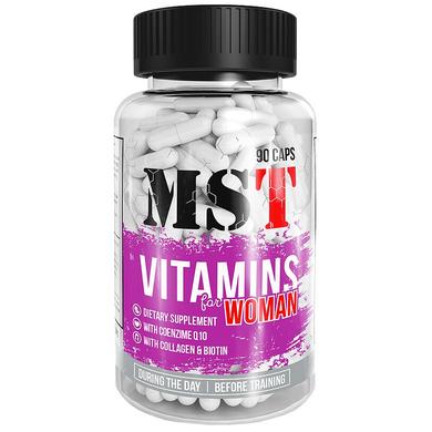 Мультивітаміни для жінок, Vitamins for Women, MST Nutrition, 90 капсул - фото