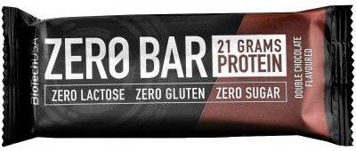 Батончик ZERO Bar, double chocolate, BioTech USA, 50 г - фото