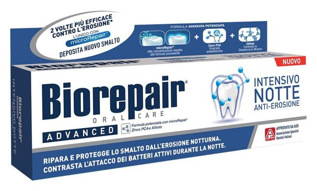 Зубная паста "Интенсивное ночное восстановление", Intensive Night Repair, Biorepair, 75 мл - фото