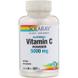 Вітамін С, Vitamin C Powder, Solaray, порошок, 5000 мг, 227 г, фото – 1