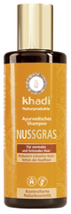 Аюрведичний шампунь "Нуссграс", для нормального і жирного волосся, Khadi, 210 мл - фото