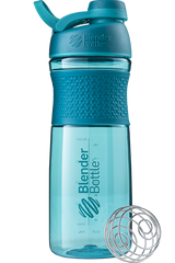 Шейкер SportMixer с шариком Twist, Teal, Blender Bottle, голубой, 820 мл - фото