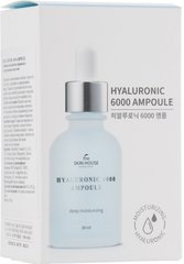 Зволожуюча ампульна сироватка з гіалуроновою кислотою, Hyaluronic 6000 Ampoule, The Skin House, 30 мл - фото