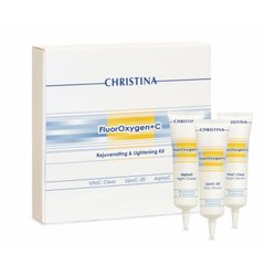 Набор средств для осветления кожи (3 препарата), Rejuvenating & Lightening Kit, Christina, по 30 мл - фото