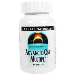 Мультивітаміни, One Multiple, Source Naturals, 60 таблеток - фото