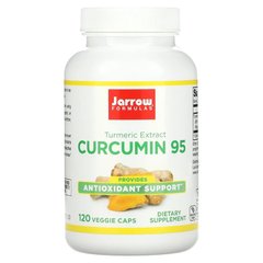 Куркумін, Curcumin 95, Jarrow Formulas, 500 мг, 120 капсул - фото
