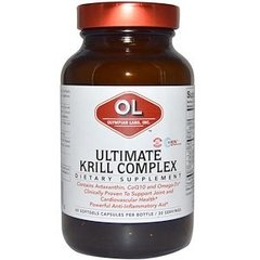 Комплекс криля, Ultimate Krill Complex, Olympian Labs Inc., 60 капсул - фото