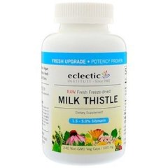 Расторопша (Milk Thistle), Eclectic Institute, 600 мг, 240 капсул - фото