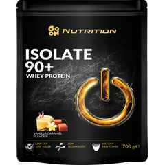 Сывороточный протеин, Isolate 90+, ваниль-карамель, GoOn Nutrition, 700 г - фото