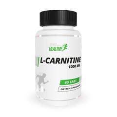 L-карнітин, Healthy L-Carnitine, 1000 мг, MST Nutrition, 60 таблеток - фото