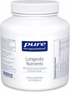 Питательные вещества для долгожительства, Longevity Nutrients, Pure Encapsulations, 120 капсул - фото