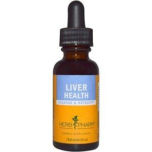 Здорова печінка, Liver Health, Herb Pharm, суміш трав, 30 мл - фото