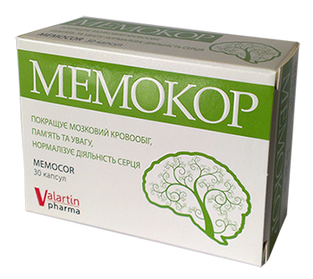 Мемокор, Valartin Pharma, 30 капсул - фото