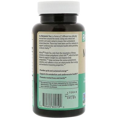 Поддержка обмена веществ, Metabolic Tea, MRM, для веганов, 60 капсул - фото