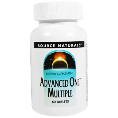 Мультивитамины, One Multiple, Source Naturals, 60 таблеток - фото