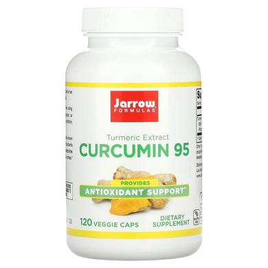 Куркумин, Curcumin 95, Jarrow Formulas, 500 мг, 120 капсул - фото