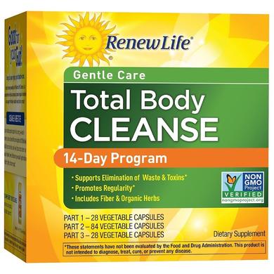 Полное очищение организма, Organic Total Body Cleanse, Renew Life, 14-дневный курс - фото